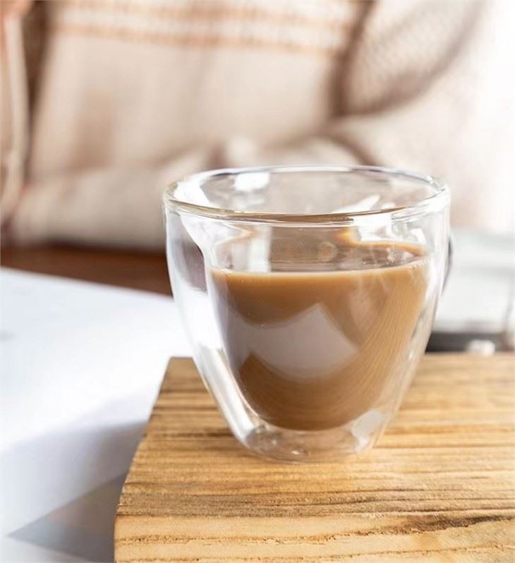 Heart Glass Double Cup