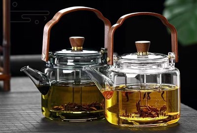 Wooden Beam Heat-resistant Teapot